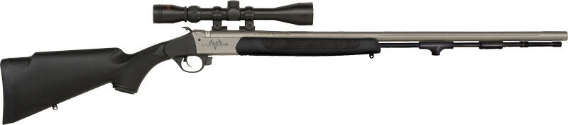 Traditions Pursuit XT .50 Cal Muzzleloader Rifle with 3-9x40 Scope Cerakote/Black Synthetic