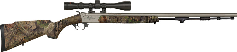 Traditions Pursuit XT 50 Caliber Muzzleloader 3-9x40 Scope S/S Cerakote BU Country Stock