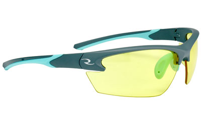 Radians Lowset Ladies Protective Glasses, Aqua Frame with Amber Lens WS2340CS