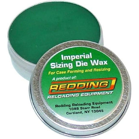 Redding Brand Imperial Green Sizing Die Wax 2-oz Tin