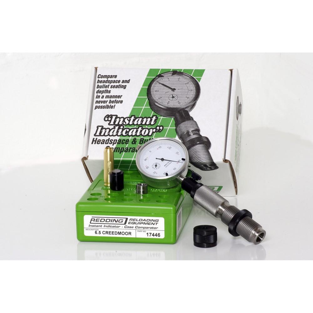 Redding 6.5 Creedmoor Instant Indicator Headspace Comparator with Dial Indicator