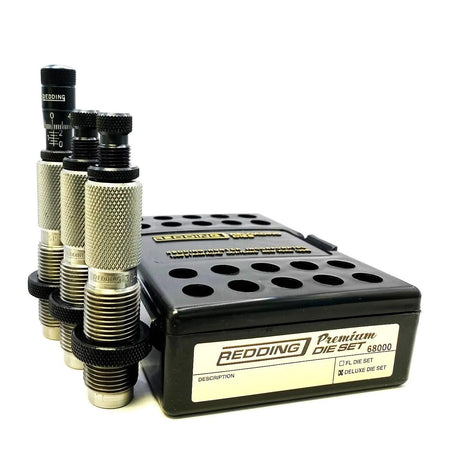Redding Premium Deluxe 3-Die Set 6mm XC with Carbide Size Button