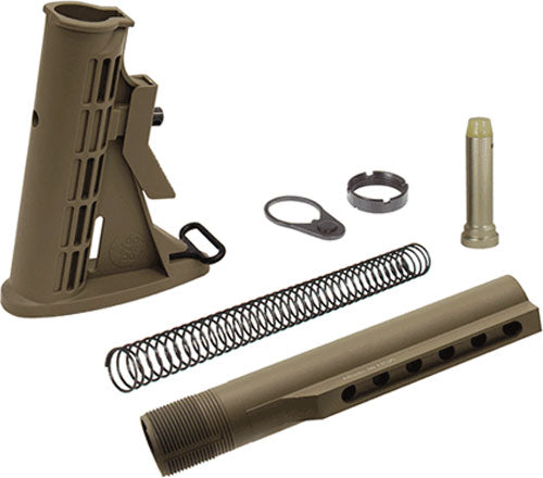 UTG AR-15 Flat Dark Earth 6-Position Mil-Spec Stock Assembly