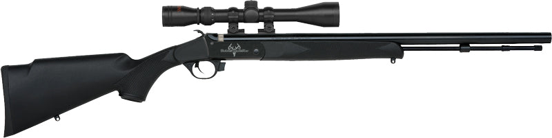 Traditions Redi-Pak Buckstalker 50 Caliber 24" Blued Black Synthetic Muzzleloader Package