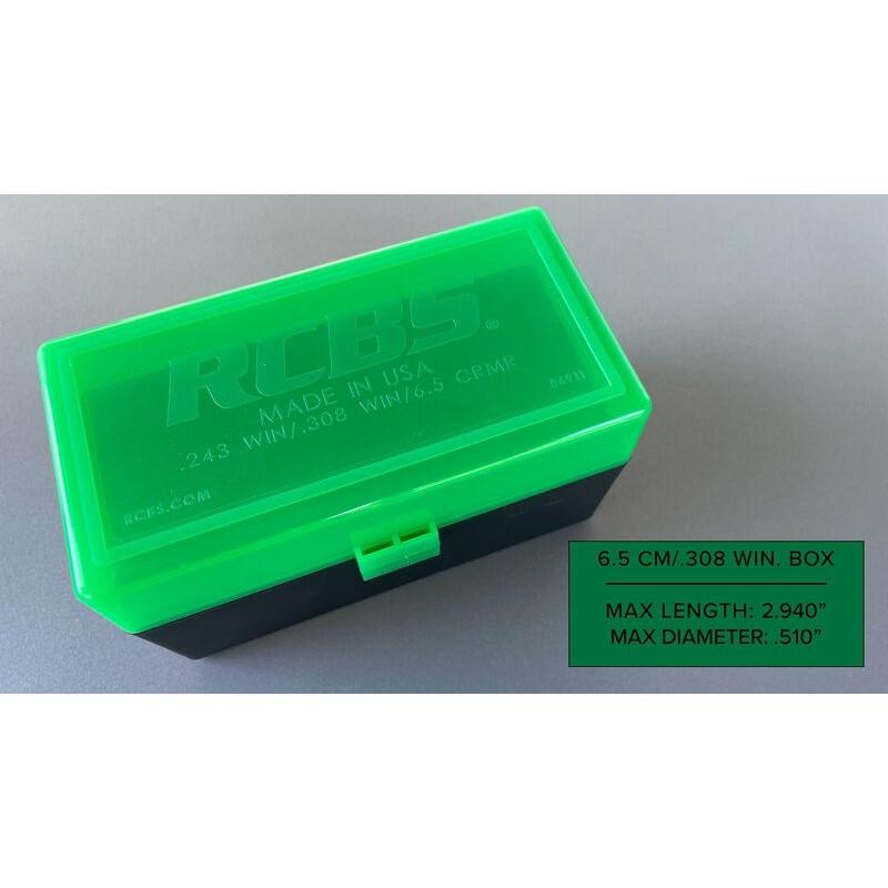 RCBS .243 Win Impact-Resistant 50-Round Ammunition Box
