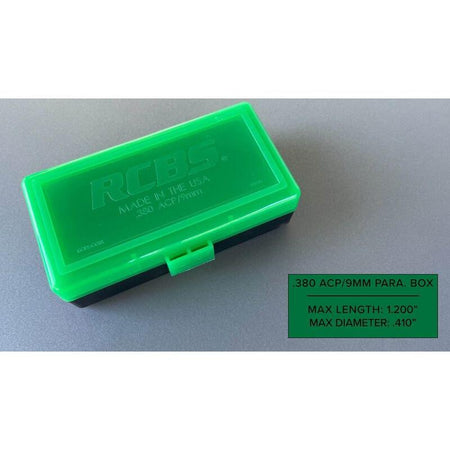 RCBS Tough .380 ACP Ammo Storage Box 50 Rounds