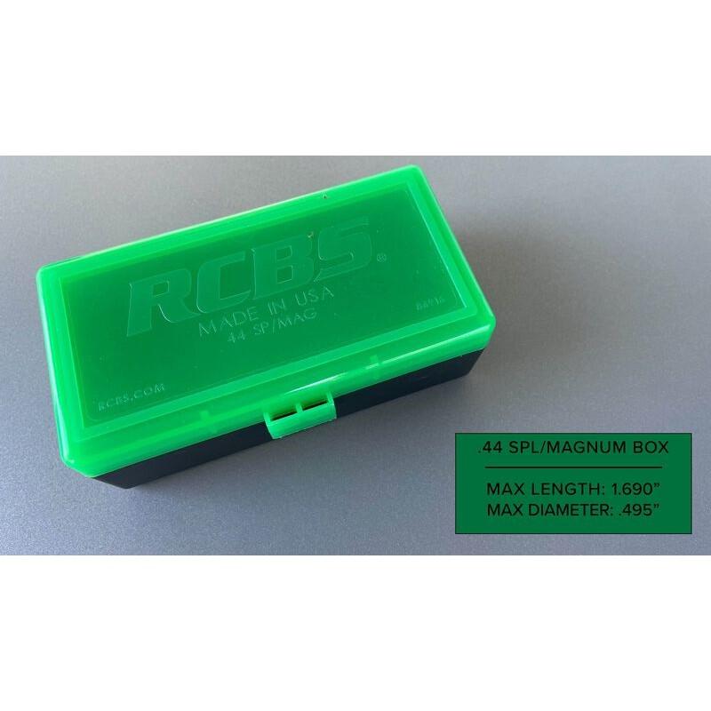 RCBS 50-Round Impact-Resistant Ammo Box for .44 Mag