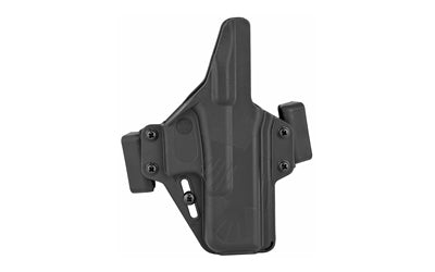 Raven Concealment Systems Perun OWB Holster, Glock 19/23/32 Compatible, Ambidextrous, Black, 1.5" Belt PXG19