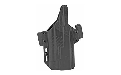 RCS Perun LC Light-Compatible OWB Pancake Holster, Gen5 Glock 17/19 TLR-1 HL, Ambidextrous, Black
