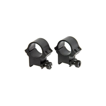 Redfield 1" High Matte Aluminum 4-Hole Scope Ring Set