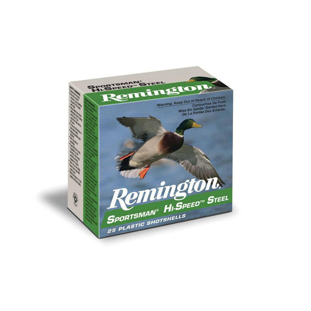 Remington 20005 Sportsman Hi-Speed Steel 12 Gauge 2.75" 1oz 6 Shot 1365 fps 047700312804