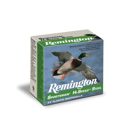 Remington 20005 Sportsman Hi-Speed Steel 12 Gauge 2.75" 1oz 6 Shot 1365 fps 047700312804