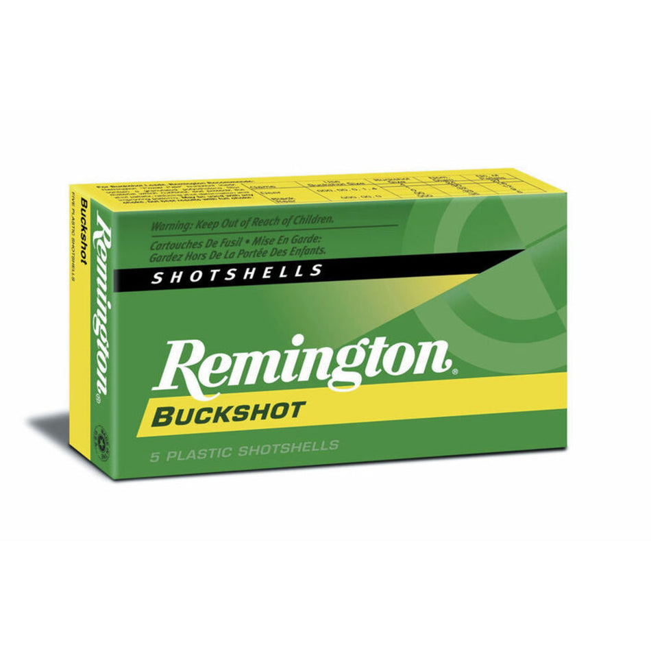 Remington 12 Gauge Shotgun Ammo Express 9 Pellets 2.75 in 1-1/8 oz 00 Buck