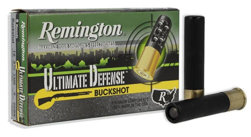 Remington .410 Bore Shotgun Ammo Ultimate Defense 4 Pellets 2.5 in 2/3 oz 000 Buck