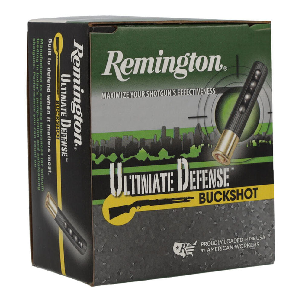 Remington .410 Bore Shotgun Ammo Ultimate Defense 5 Pellets 3 in 13/16 oz 000 Buck