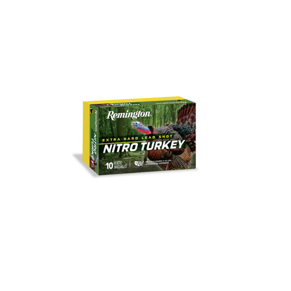 Remington 12 Gauge Shotgun Ammo Nitro Turkey Magnum Upland 3.5 in 2 oz #6