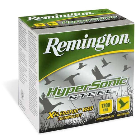 Remington 12 Gauge Shotgun Ammo HyperSonic Steel 3 in 1-1/4 oz BB