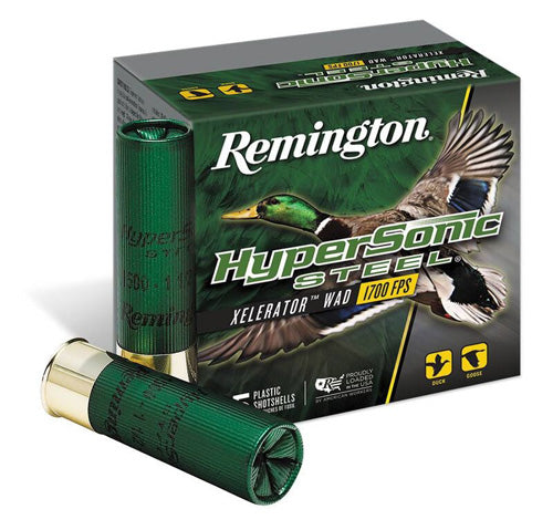 Remington 12 Gauge Shotgun Ammo HyperSonic Steel 3 in 1-1/4 oz #3