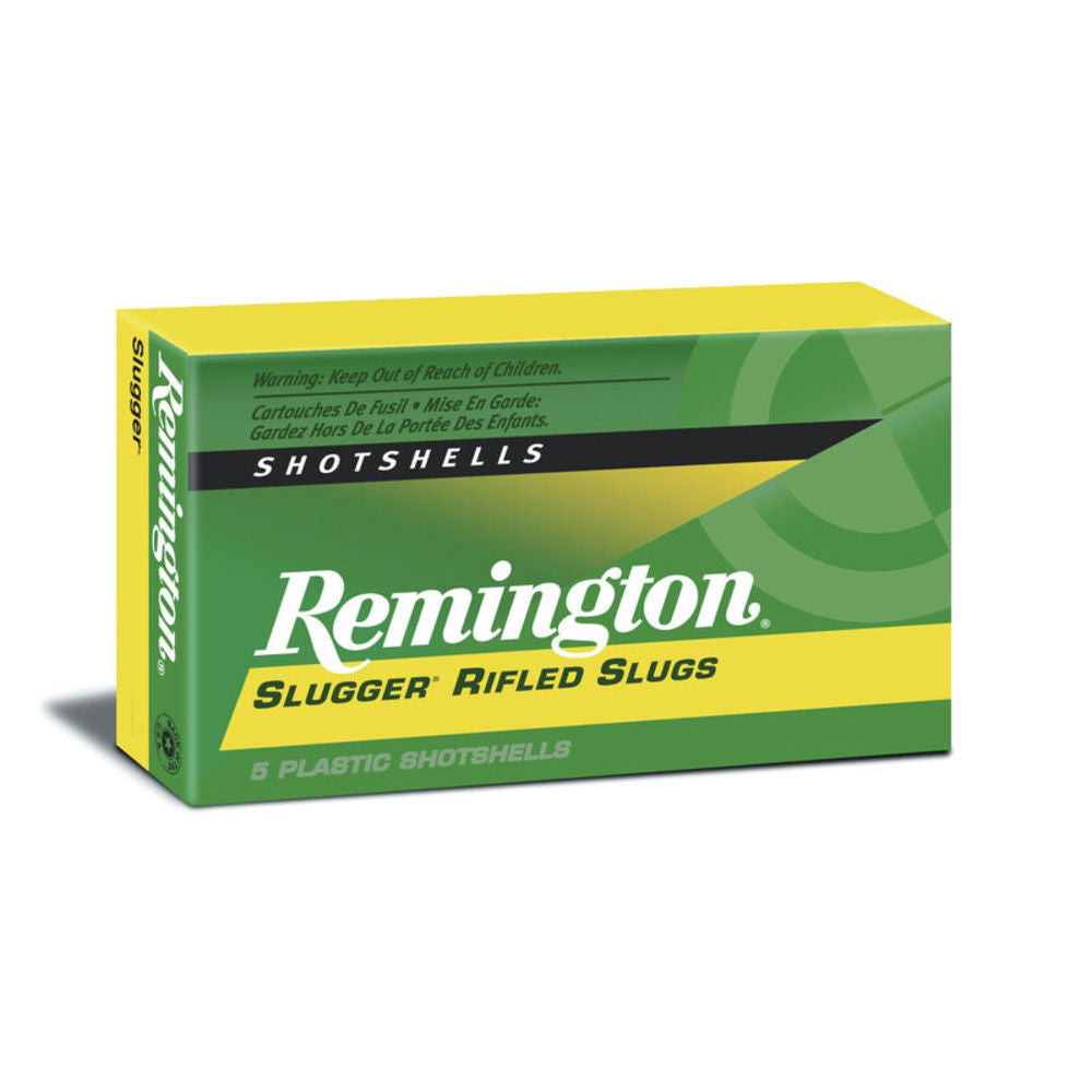 Remington 20 Gauge Shotgun Ammo Slugger Hunting Rifled Slug 2.75 in 5/8 oz Slug
