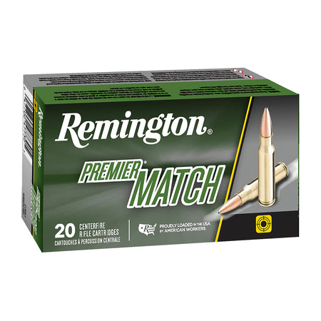 Remington 6.5 PRC Premier Match 145 grain Berger Open Tip Match ammunition