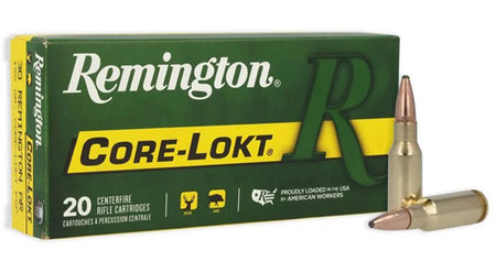 Remington .30 Remington AR Core-Lokt 150 grain Pointed Soft Point ammunition