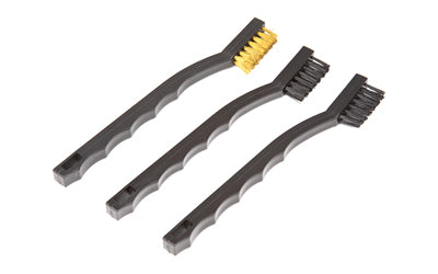 Remington 3-Count Bore Brush Kit 1 Bronze 2 Nylon 8-32 Standard Thread Gray Handle R16249