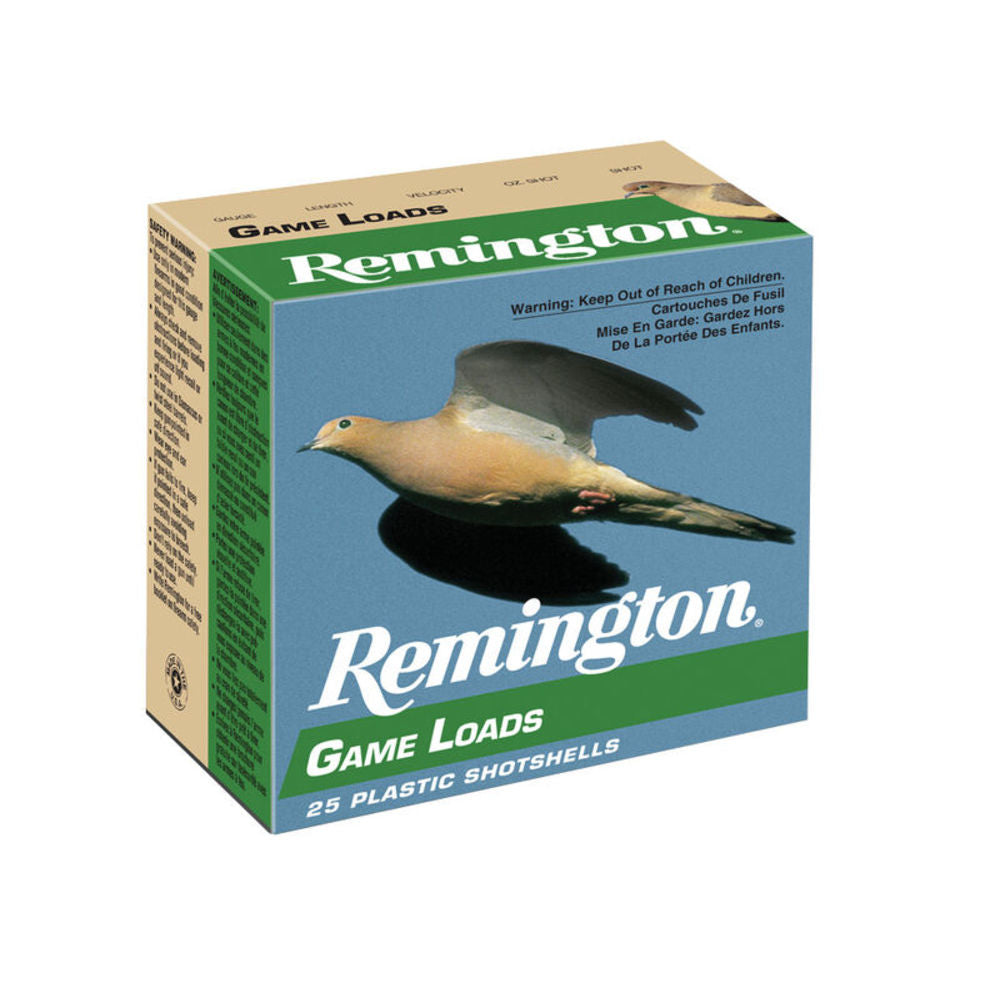 Remington 20 Gauge 20042 Game Load Hunting 2.75" 7/8oz 7.5 Shot