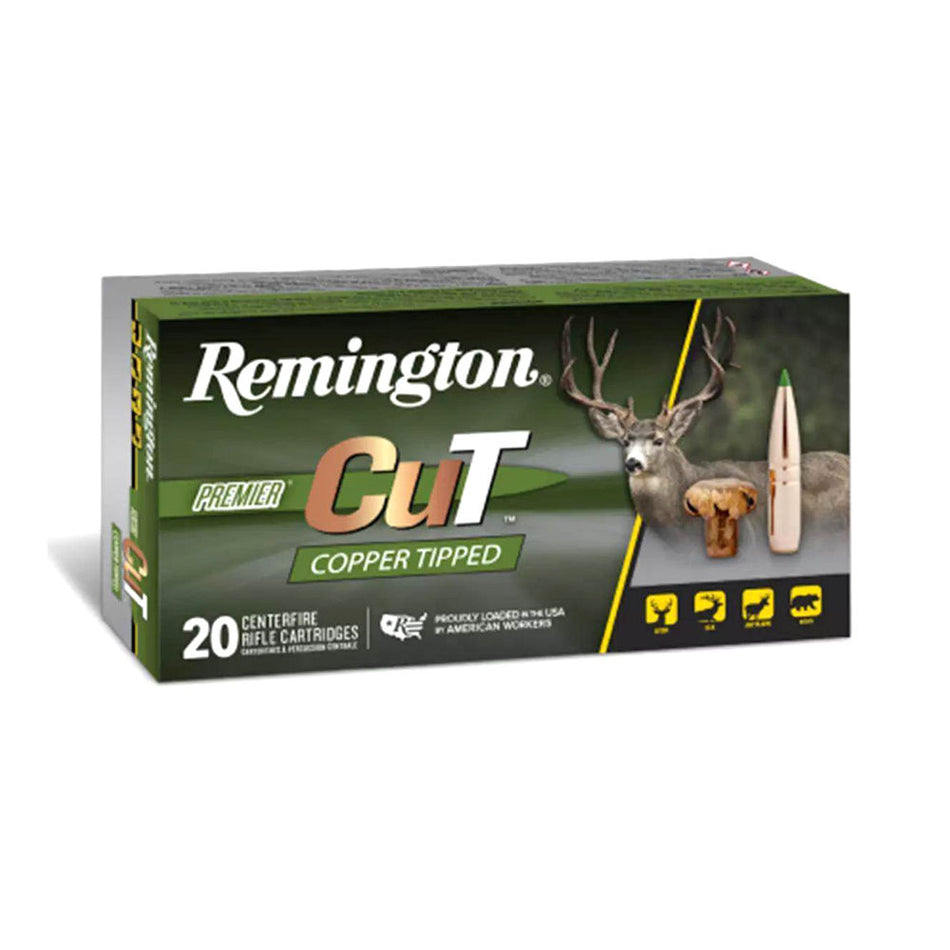 Remington 6.5mm Creedmoor Premier CuT 120 grain Polymer Tip ammunition