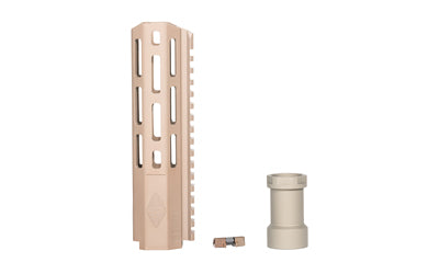 Reptilia 9.4" M-LOK Handguard with Barrel Nut, FDE Anodized, AR-15, 100-331