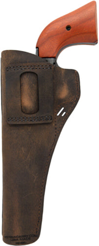 VersaCarry Right Hand OWB Leather Holster .22 Cal Single Action Revolver 6.5" Brown