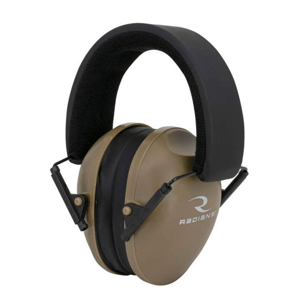 Radians Lowset Passive Hearing Protection Ear Muff NRR 21 Tan