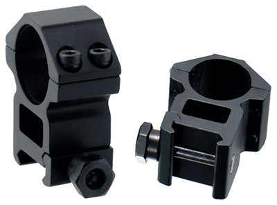 UTG 1" Diameter High Profile Picatinny/Weaver Rings Matte Black
