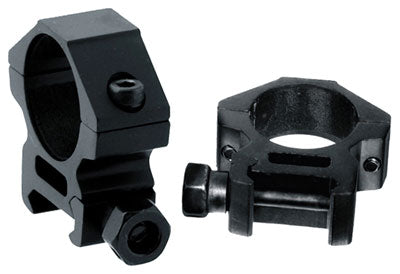 UTG 1" Diameter Low Profile Picatinny/Weaver Rings Matte Black