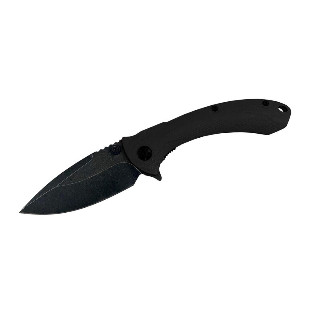 ABKT Elite Shadow Protector II Ball-Bearing Folding Knife Black G10