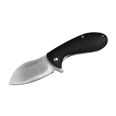 ABKT BB Grunt Elite Folding Knife Black Drop Point 2.75" Blade