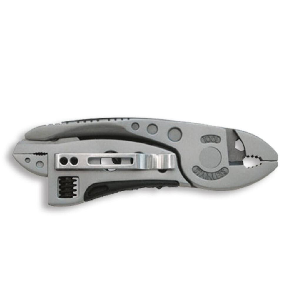 ABKT Ranch Hand Multi-Tool with 2" Blade and Pliers Silver