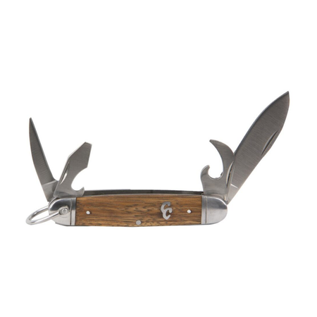 ABKT Sagebrush Trailscout Multi-Tool Folding Knife 2.5 Inch Zebrawood Handle