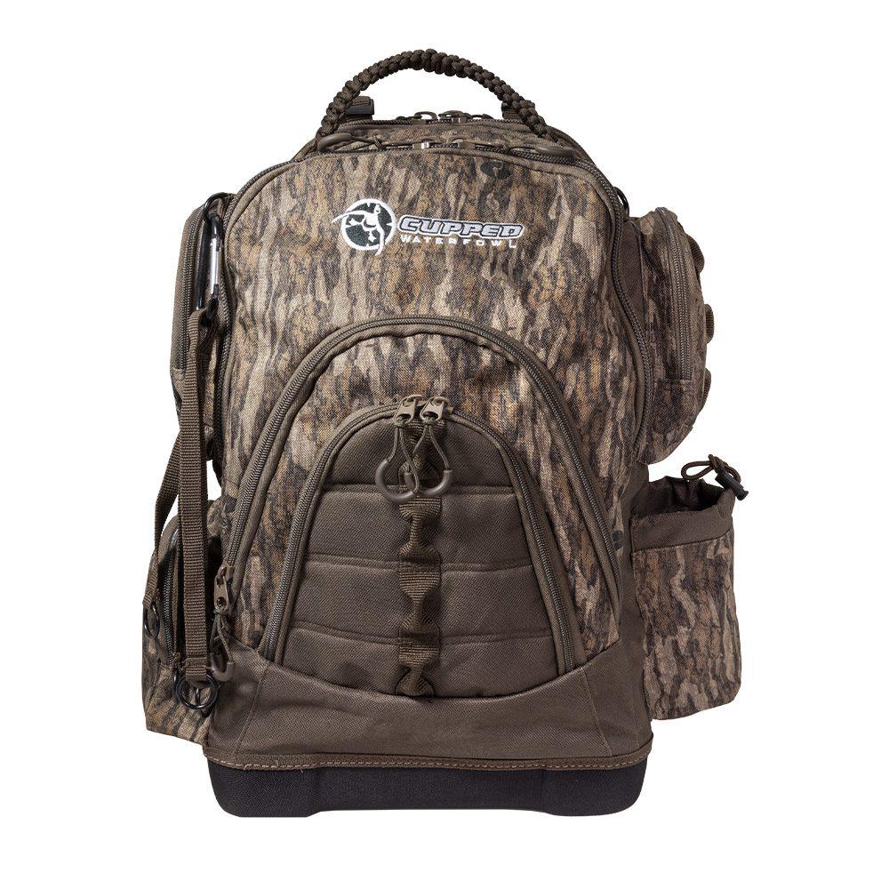 Cupped Waterfowl Hunting Backpack MO Bottomland EVA Bottom 6 Pockets
