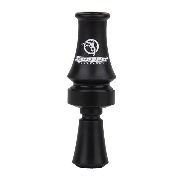 Cupped Double Reed Duck Mouth Call Comeback Quack Black Hand Tuned