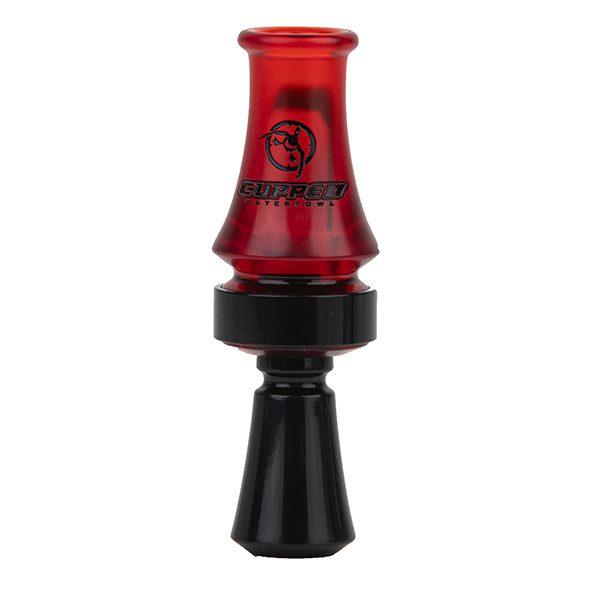 Cupped Double Reed Duck Mouth Call Comeback Quack Red Hand Tuned