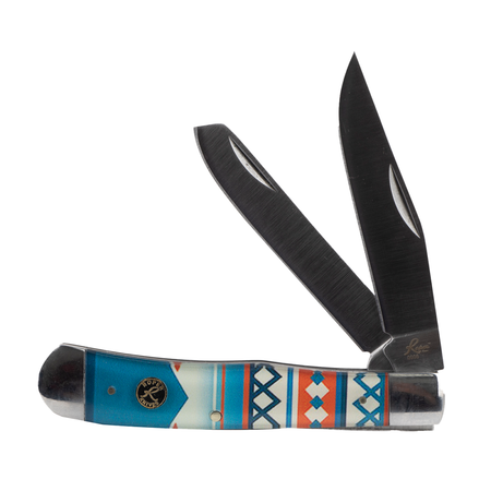 ABKT Roper Trapper Sunset Series 2-Blade Knife Western Style
