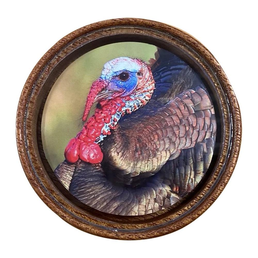 The Grind Bark'n Betty Turkey Pot Call Glass Sounding Board with Hickory Striker