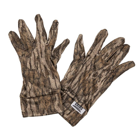 The Grind Gloves Mossy Oak Bottomland Camo Touchscreen Compatible