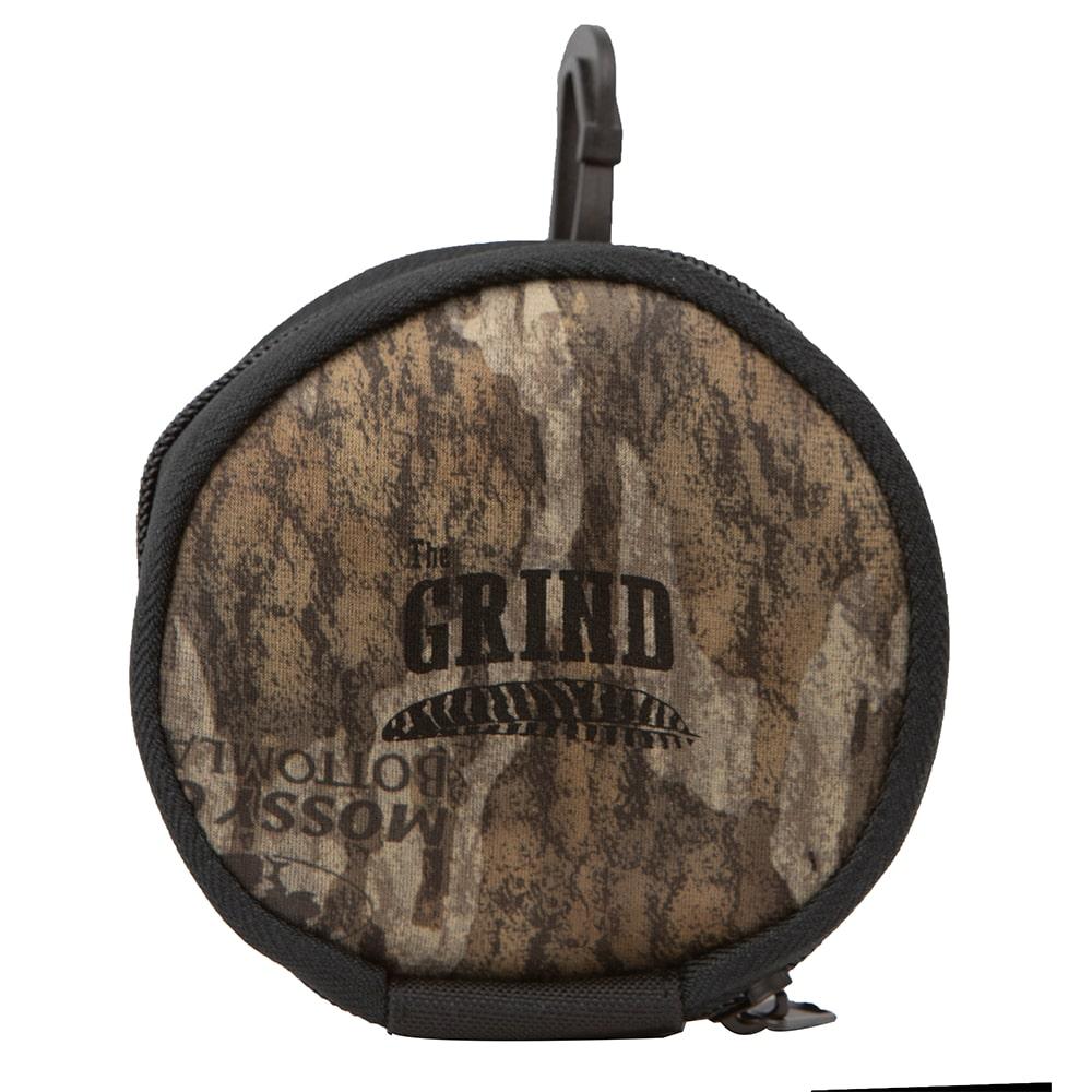 The Grind Pot Call Carrier Mossy Oak Bottomland with Striker Loop