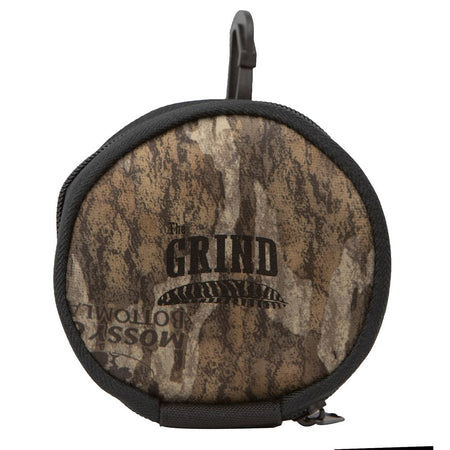 The Grind Pot Call Carrier Mossy Oak Bottomland with Striker Loop