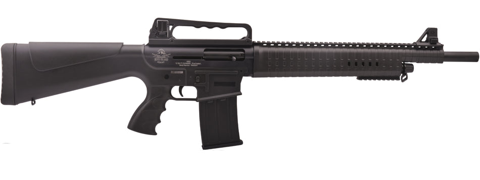 Rock Island 601BC VR60 12 Gauge 3" 20" 5+1 Black Anodized Rec Black Synthetic Stock Right Hand