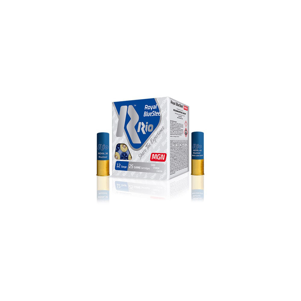 Rio Ammunition 12 Gauge Shotgun Ammo Royal BlueSteel Magnum 3 in 1-1/4 oz BB