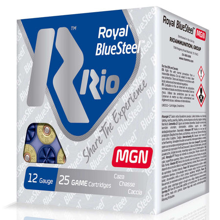 Rio Ammunition RBSM403 BlueSteel Royal 12 Gauge 3" 1-3/8oz  1300 fps 8435101624022