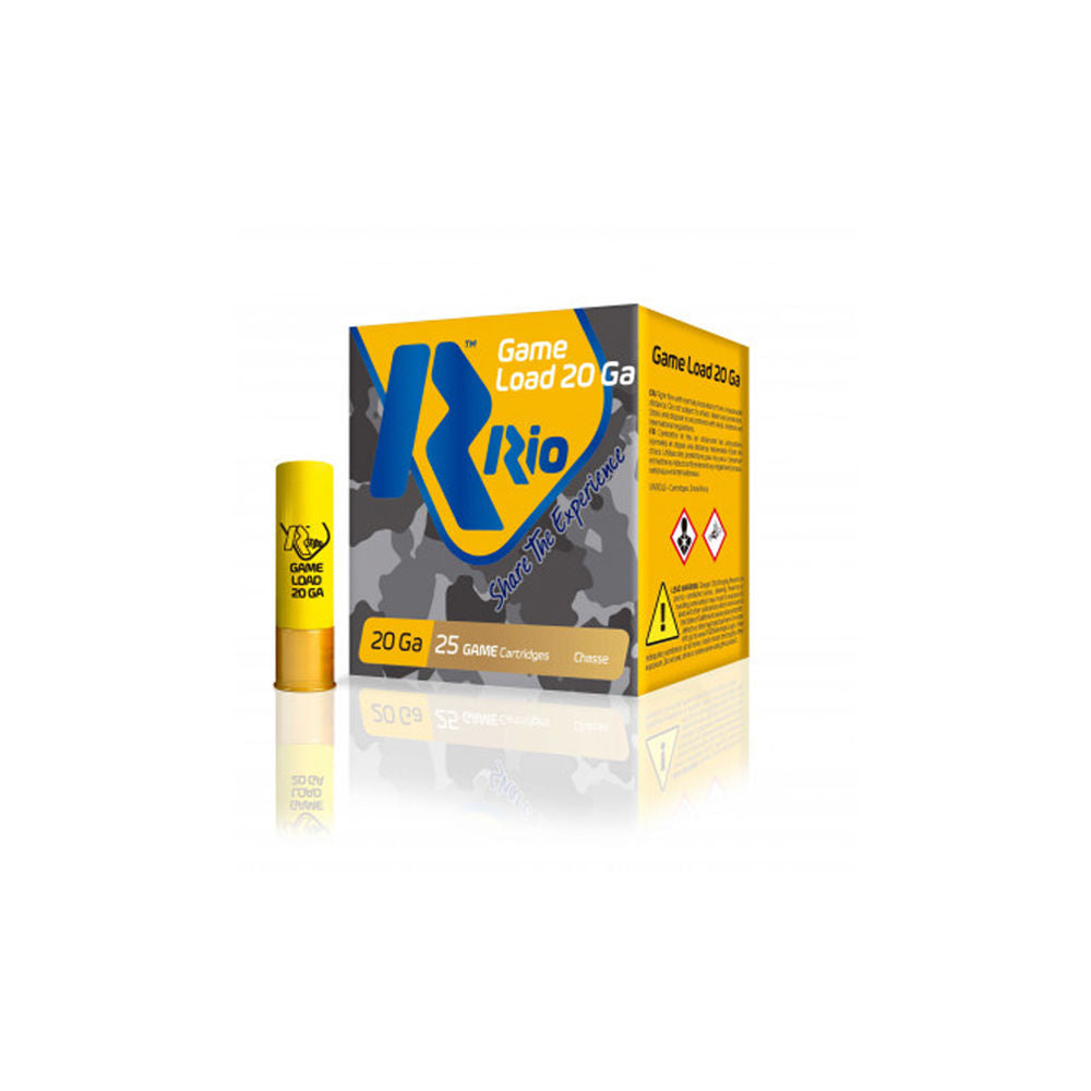 Rio Ammunition 20 Gauge RC208 Game Load Heavy Field 2.75" 1oz 8 Shot