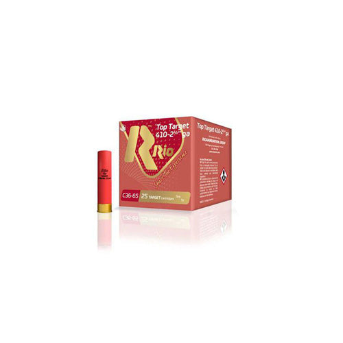 Rio Ammunition .410 Bore Shotgun Ammo Game Load Heavy Field 2.5 in 1/2 oz #8